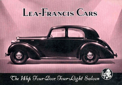 Lea Francis 14HP saloon